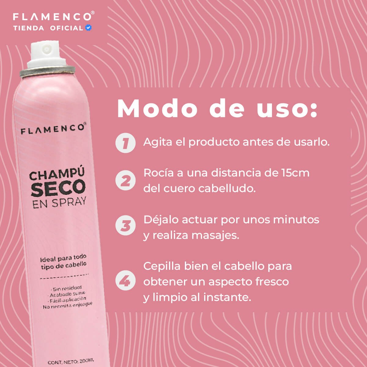 Shampoo En Seco Flamenco - Imagen 5