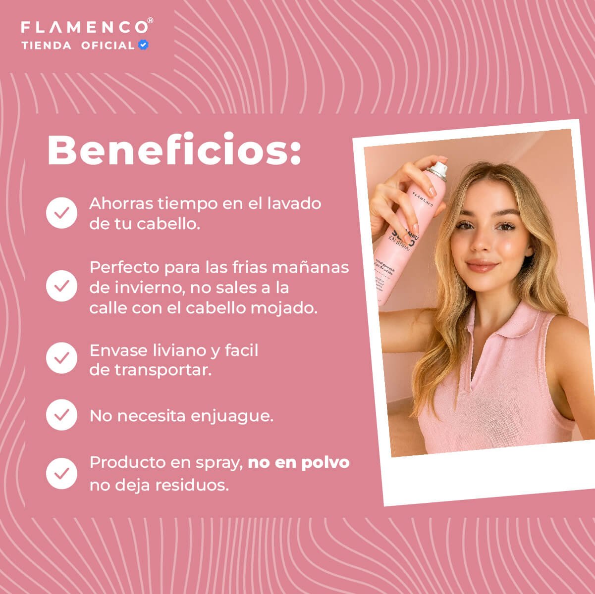 Shampoo En Seco Flamenco - Imagen 4
