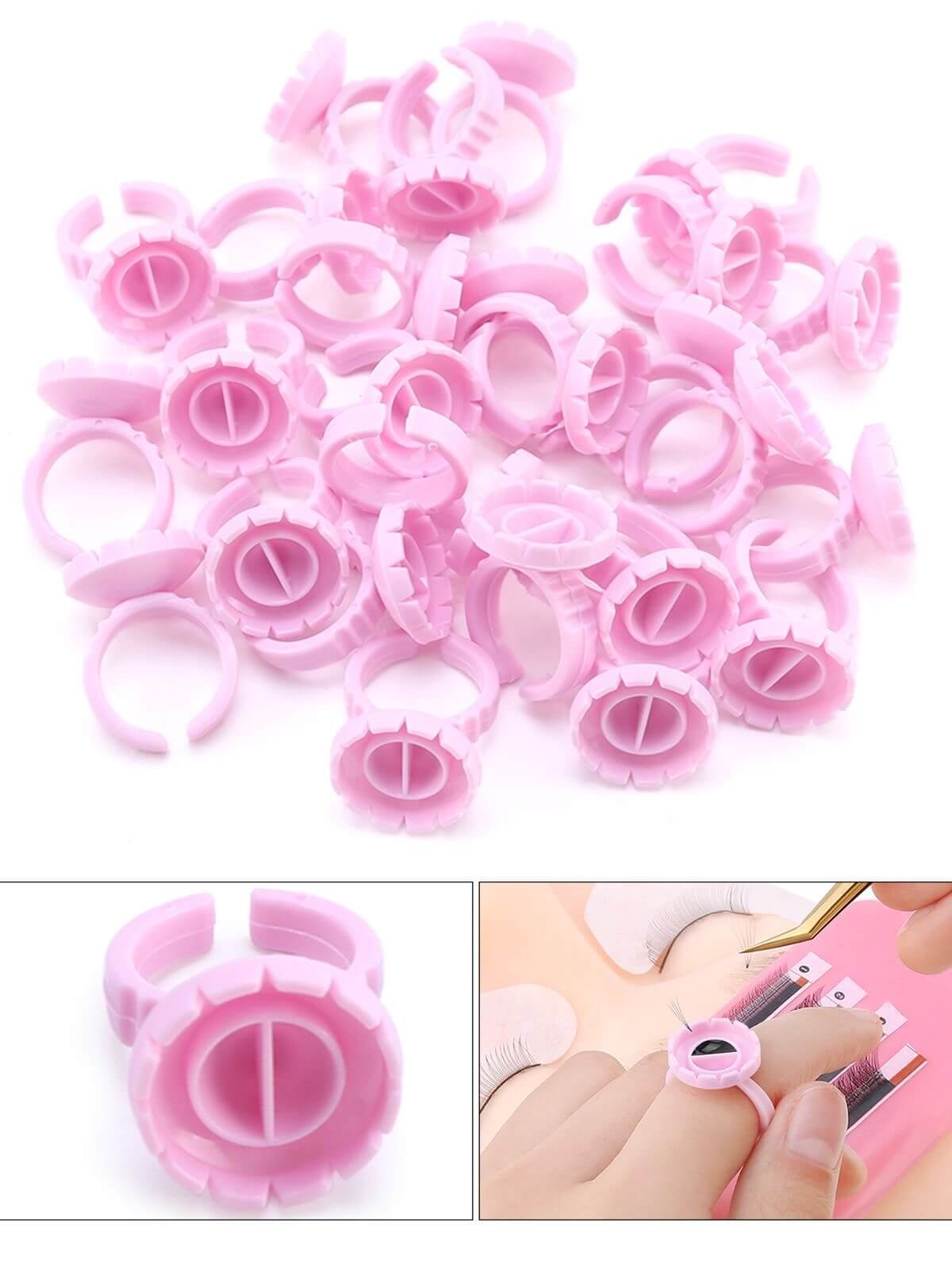 Anillo Para Pegamento Circulo 50Pcs - Imagen 2