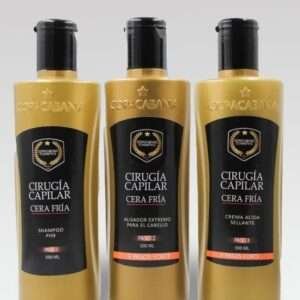 Cirugia Capilar Cera Fria 3 Pasos 500Ml
