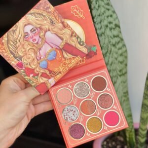 Paleta De Sombras Kevin Y Coco 9 Colores Naranja