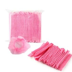 Cofias De Cabello Rosadas 50 Unidades