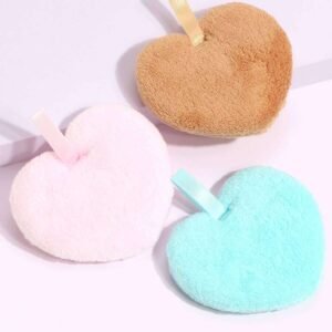 Esponja De Maquillaje Para Polvo En Forma De Corazon