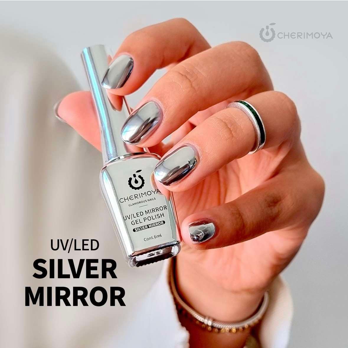 Esmalte Efecto Espejo Cherimoya 6Ml