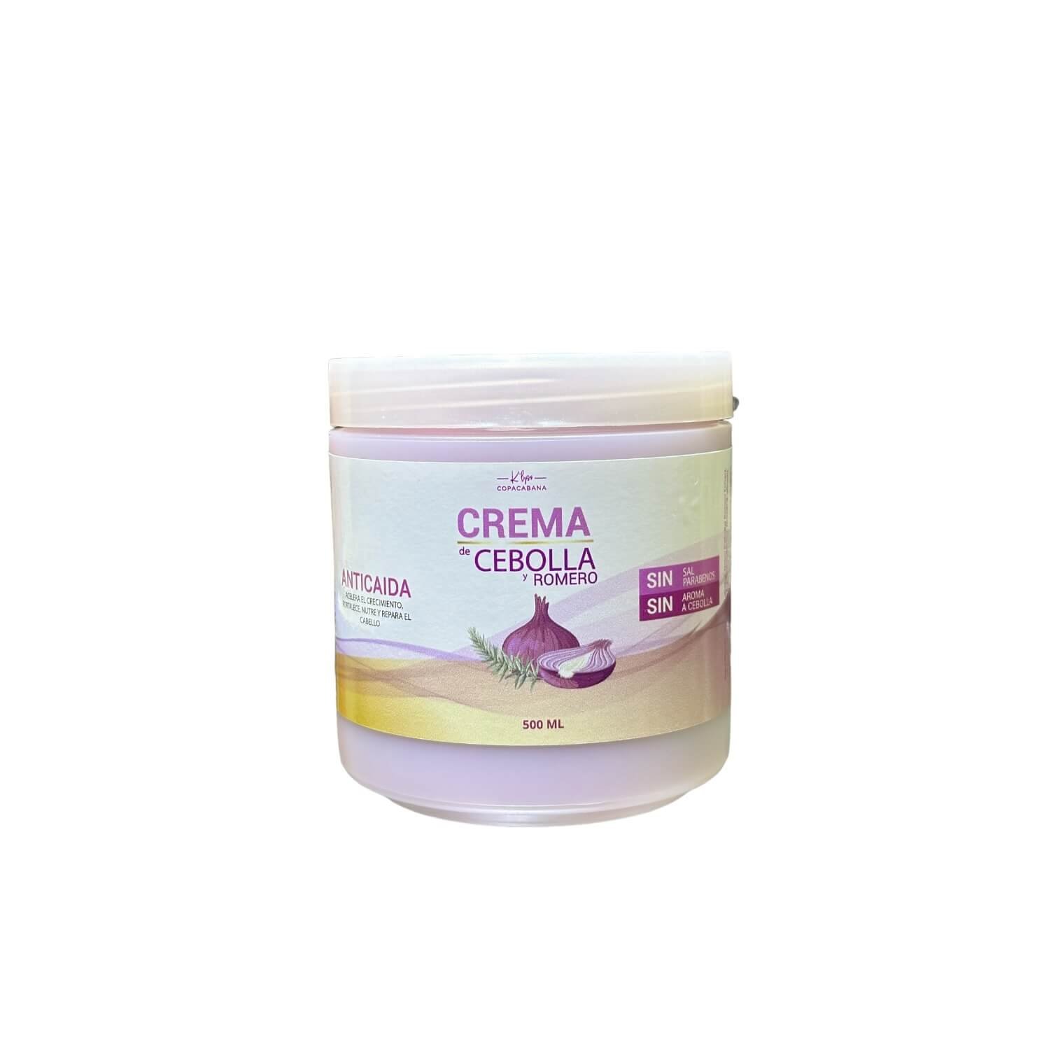 Crema capilar Cebolla y Romero Copacabana 500ml