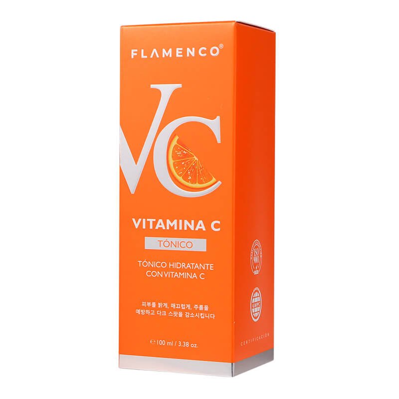 Tonico facial hidratante Vitamina C 100ml Flamenco - Imagen 2
