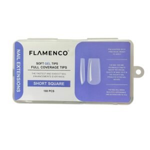 Uñas Soft Gel Tips Flamenco 100pcs