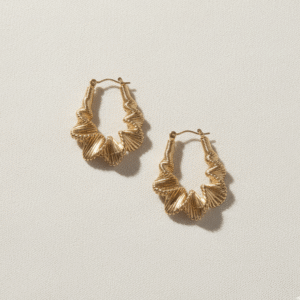 Aros dorados abstracto