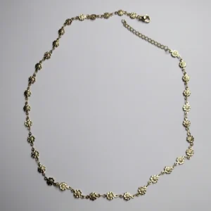 Choker Floral Golden Bloom