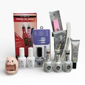 Kit uñas sof gel flamenco 13pcs
