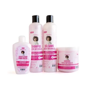 Kit de cuidado capilar rizos naturales reania 4pcs