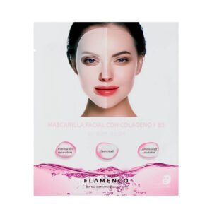 Mascarilla Facial Flamenco Con Colageno y B5